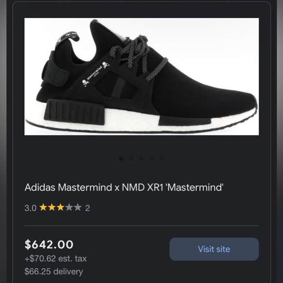 Adidas Mastermind X NMD XR1 ‘Mastermind’’ Japan Black White Boost Mens size 11.5 - Picture 14 of 14